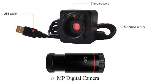 Microscope Digital Camera USB 3.0 18MP
