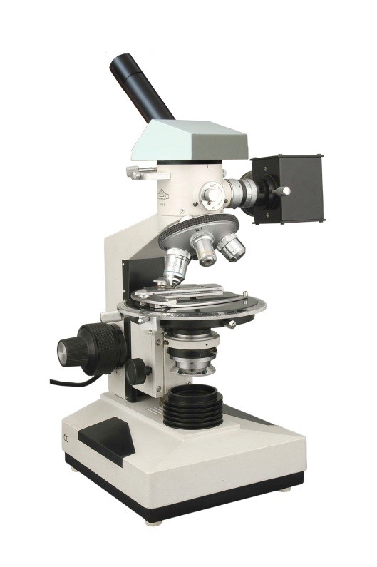 Monocular Inclined Transmitted and Reflected Polarising Ore Microscope