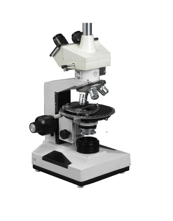Trinocular Polarising Petrological Microscope with Centerable Nosepiece