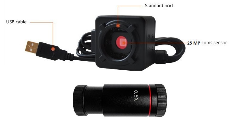 Microscope Digital Camera USB 3.0 18MP